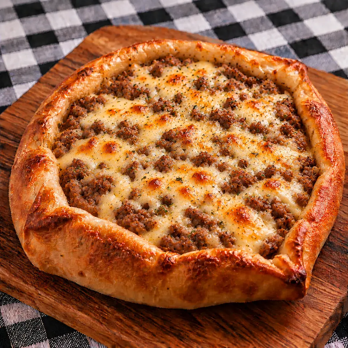 Esfiha de Carne com Queijo